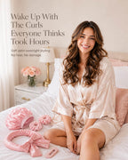 The Luma Satin Heatless Curl Set