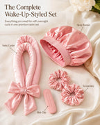 The Luma Satin Heatless Curl Set