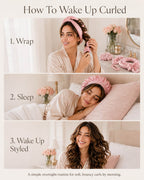 The Luma Satin Heatless Curl Set