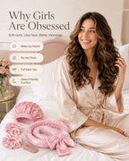 The Luma Satin Heatless Curl Set