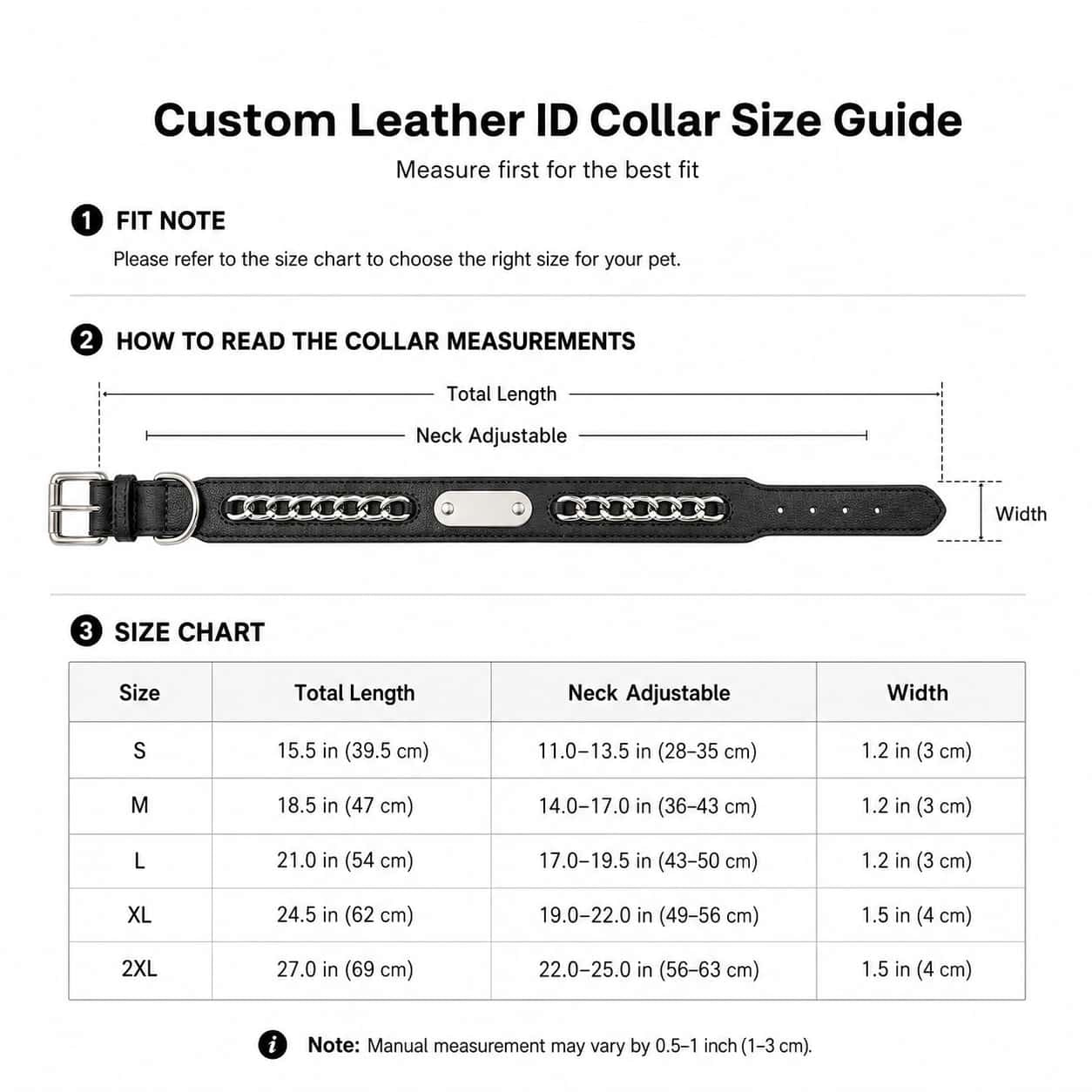 The Custom Leather ID Collar