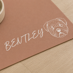 The Custom Name Feeding Mat
