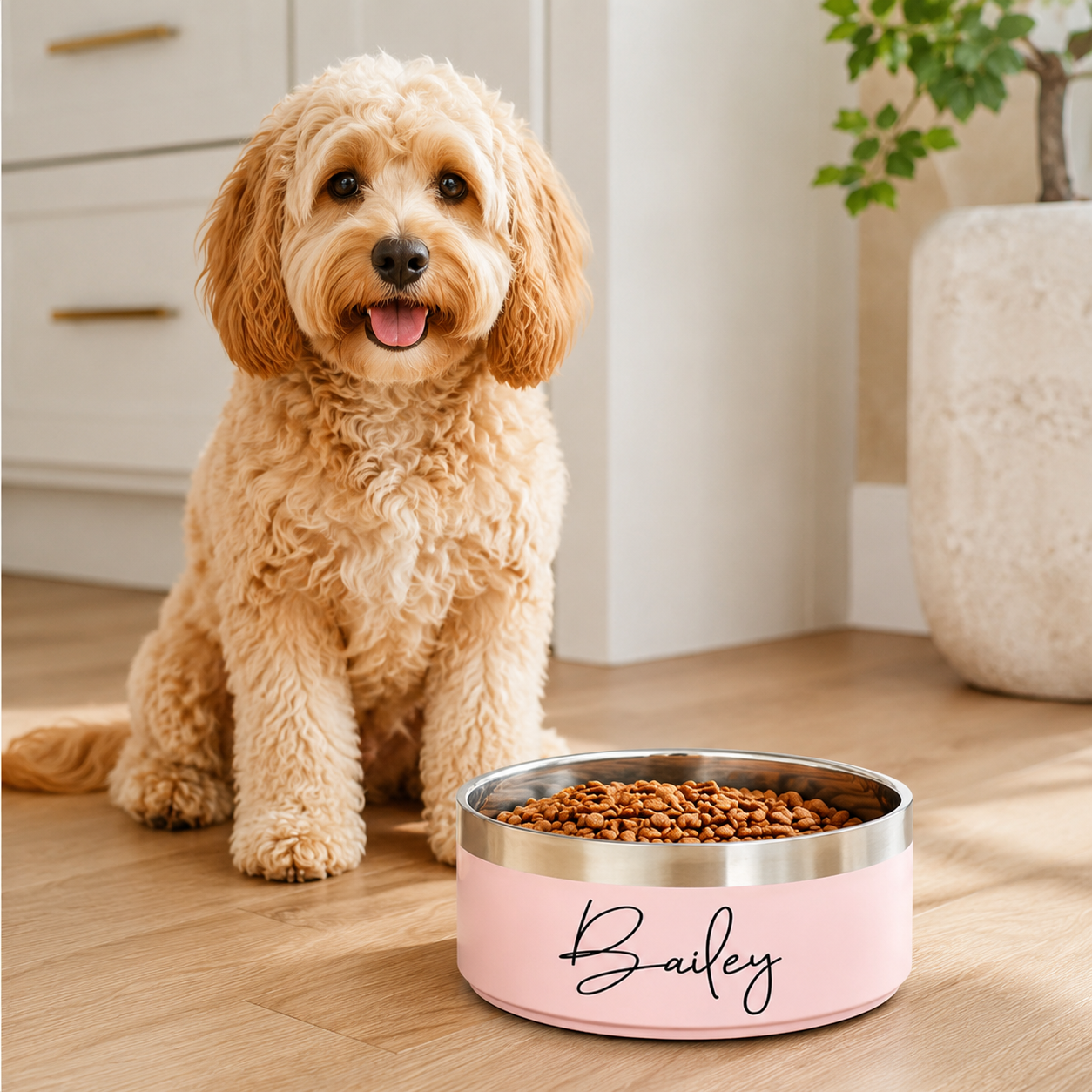The Custom Name Stainless Bowl