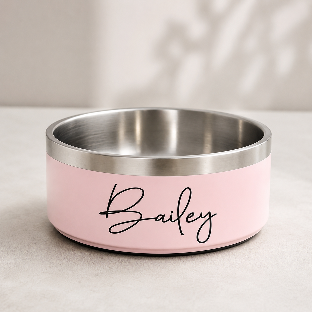 The Custom Name Stainless Bowl
