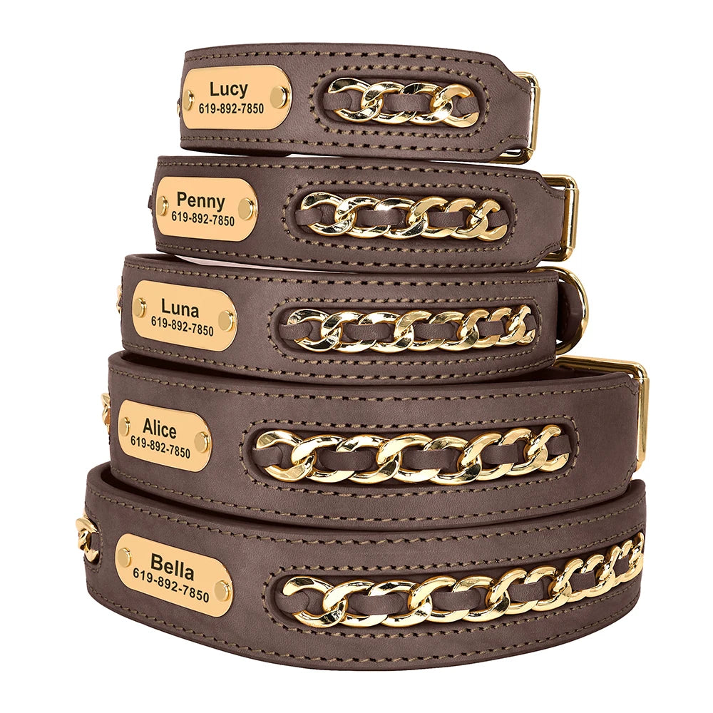 The Custom Leather ID Collar